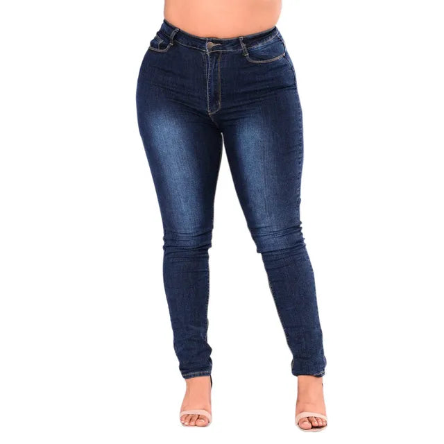 Plus Size Dark Washed SkinnyJeans