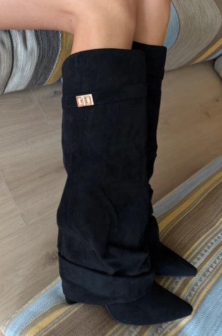 Monroe Metal Buckle Boot